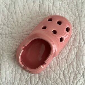 Ceramic Pink Crocs Trinket Dish Tray/Ashtray